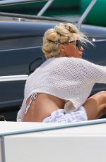 VICTORIA SILVSTEDT in Bikini at a Yacht in Saint Tropez 06/01/2020