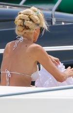 VICTORIA SILVSTEDT in Bikini at a Yacht in Saint Tropez 06/01/2020
