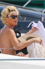 VICTORIA SILVSTEDT in Bikini at a Yacht in Saint Tropez 06/01/2020