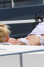 VICTORIA SILVSTEDT in Bikini at a Yacht in Saint Tropez 06/01/2020