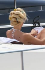 VICTORIA SILVSTEDT in Bikini at a Yacht in Saint Tropez 06/01/2020
