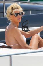 VICTORIA SILVSTEDT in Bikini at a Yacht in Saint Tropez 06/01/2020