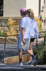 ABBY CHAMPION and Patrick Schwarzenegger Out in Santa Barbara 07/04/2020