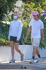 ABBY CHAMPION and Patrick Schwarzenegger Out in Santa Barbara 07/04/2020