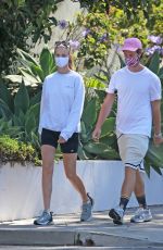 ABBY CHAMPION and Patrick Schwarzenegger Out in Santa Barbara 07/04/2020
