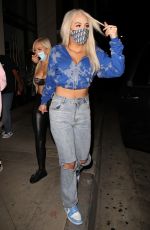 ABBY RAO and TANA MONGEAU Night Out in West Hollywood 07/10/2020