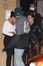 ADDISON RAE and KOURTNEY KARDASHIAN Leaves Nobu in Malibu 07/22/2020