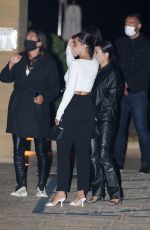 ADDISON RAE and KOURTNEY KARDASHIAN Leaves Nobu in Malibu 07/22/2020