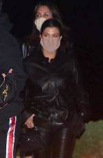 ADDISON RAE and KOURTNEY KARDASHIAN Leaves Nobu in Malibu 07/22/2020