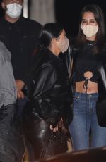 ADDISON RAE and KOURTNEY KARDASHIAN Leaves Nobu in Malibu 07/22/2020