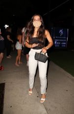 ADDISON RAE Leaves Boa Sestaurant in West Hollywood 07/09/2020