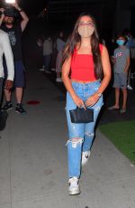 ADDISON RAE Leaves Boa Steakhouse in West Hollywood 07/13/2020