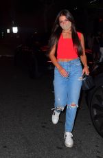 ADDISON RAE Leaves Boa Steakhouse in West Hollywood 07/13/2020