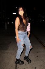 ADDISON RAE Leaves Catch LA in West Hollywood 07/28/2020