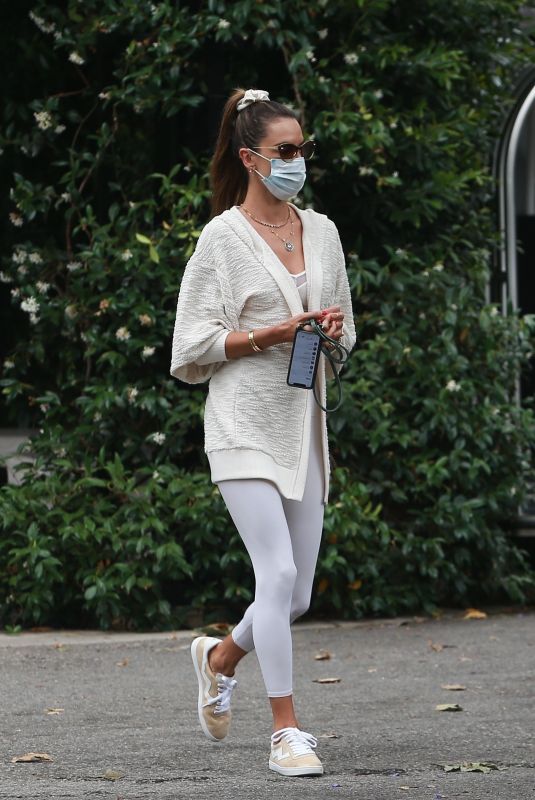 ALESSANDRA AMBROSIO at Bel Air Hotel in Beverly Hills 07/01/2020