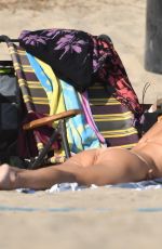ALESSANDRA AMBROSIO in Bikini at a Beach in Malibu 07/26/2020