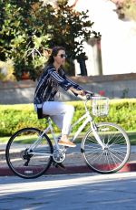 ALESSANDRA AMBROSIO Out for a Bike Ride in Brentwood 07/16/2020