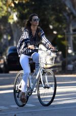 ALESSANDRA AMBROSIO Out for a Bike Ride in Brentwood 07/16/2020