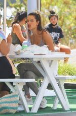 ALESSANDRA AMBROSIO Out for Lunch at Broad Street Oyster in Malibu 07/24/2020