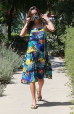ALESSANDRA AMBROSIO Out in Santa Monica 07/09/2020