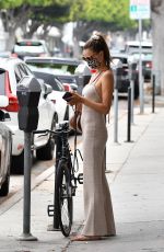 ALESSANDRA AMBROSIO Out Shopping in Santa Monica 07/26/2020