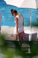ALESSIA MACARI in BIkini at a Pool in Italy 07/08/2020