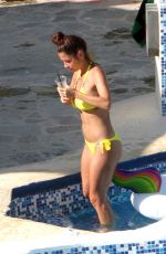 ALESSIA MACARI in BIkini at a Pool in Italy 07/08/2020