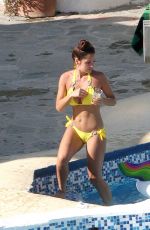 ALESSIA MACARI in BIkini at a Pool in Italy 07/08/2020