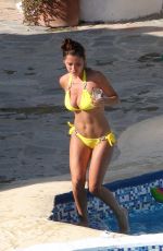 ALESSIA MACARI in BIkini at a Pool in Italy 07/08/2020