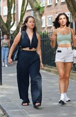 ALEXANDRA CANE in SHorts Out with a Friend in Notting Hill 07/19/2020
