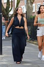 ALEXANDRA CANE in SHorts Out with a Friend in Notting Hill 07/19/2020