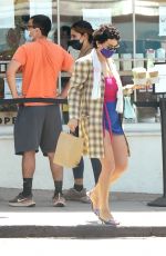 ALIA SHAWKAT Out for Coffee in Los Angeles 07/10/2020