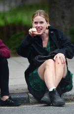 ALICE EVE and LYDIA LEONARD Out in London 06/30/2020