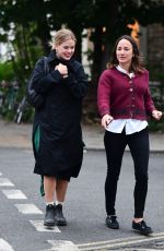 ALICE EVE and LYDIA LEONARD Out in London 06/30/2020