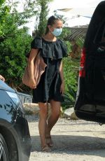 ALICIA VIKANDER and Michael Fassbender Out in Ibiza 07/21/2020