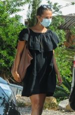 ALICIA VIKANDER and Michael Fassbender Out in Ibiza 07/21/2020