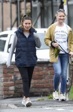 ALISON KING Out with Her Dog in Cheshire 06/30/2020