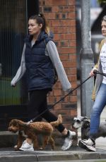 ALISON KING Out with Her Dog in Cheshire 06/30/2020