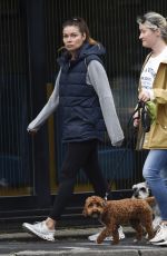 ALISON KING Out with Her Dog in Cheshire 06/30/2020
