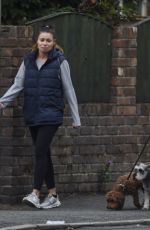 ALISON KING Out with Her Dog in Cheshire 06/30/2020