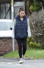 ALISON KING Out with Her Dog in Cheshire 06/30/2020