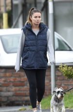 ALISON KING Out with Her Dog in Cheshire 06/30/2020
