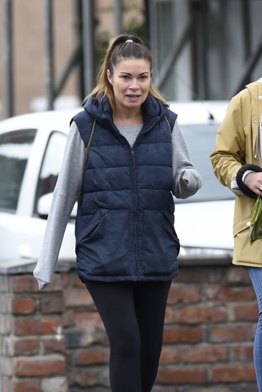 ALISON KING Out with Her Dog in Cheshire 06/30/2020