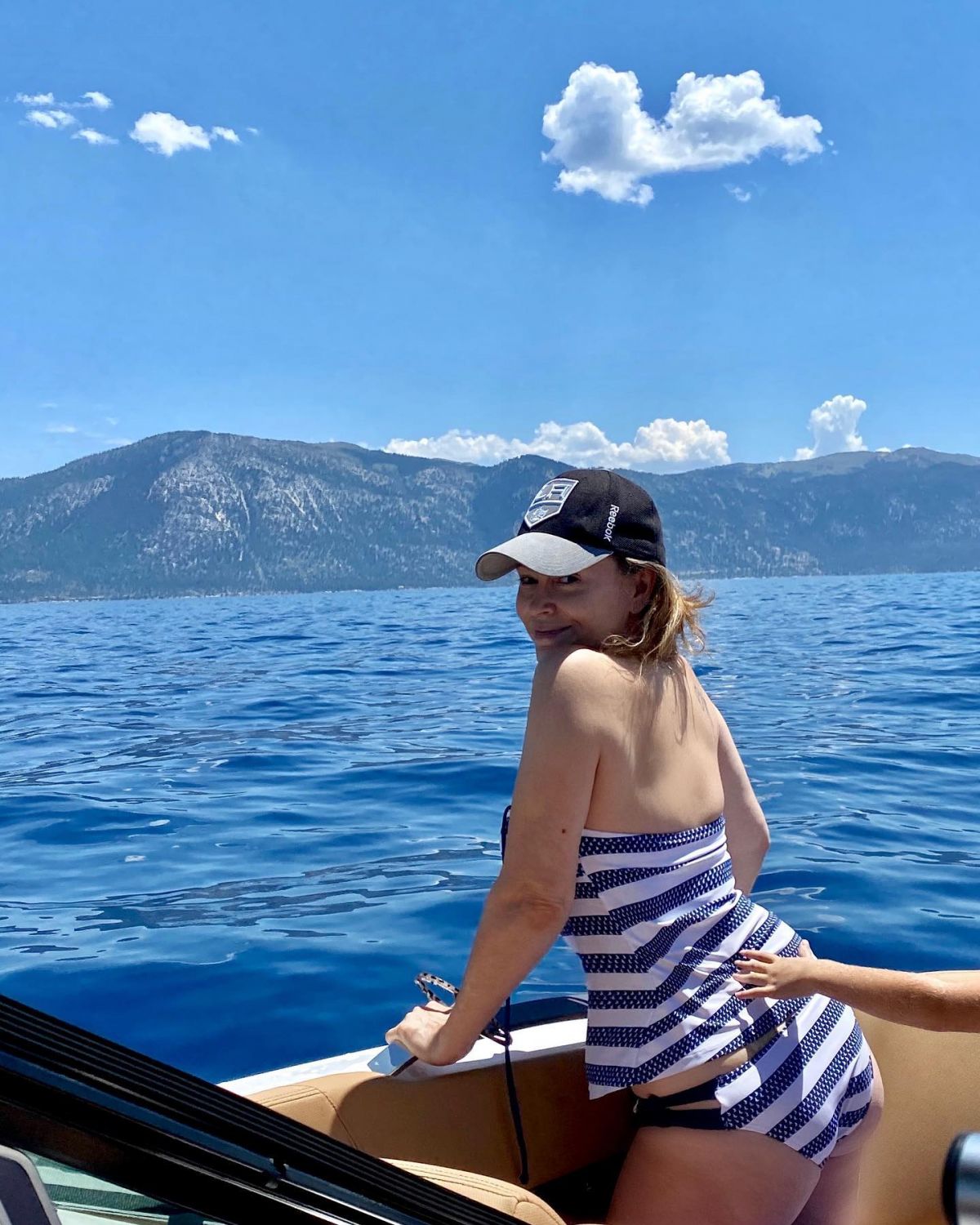 ALYSSA MILANO in Swimsuit at a Boat - Instagram Photos 07/20/2020.