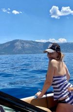 ALYSSA MILANO in Swimsuit at a Boat - Instagram Photos 07/20/2020