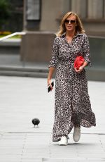 AMANDA HOLDEN Arrives at Global Radio in London 07/09/2020