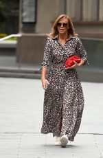 AMANDA HOLDEN Arrives at Global Radio in London 07/09/2020