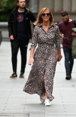 AMANDA HOLDEN Arrives at Global Radio in London 07/09/2020