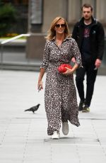 AMANDA HOLDEN Arrives at Global Radio in London 07/09/2020