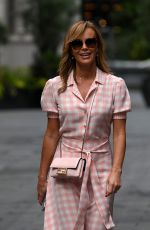 AMANDA HOLDEN Arrives at Heart Radio in London 07/06/2020